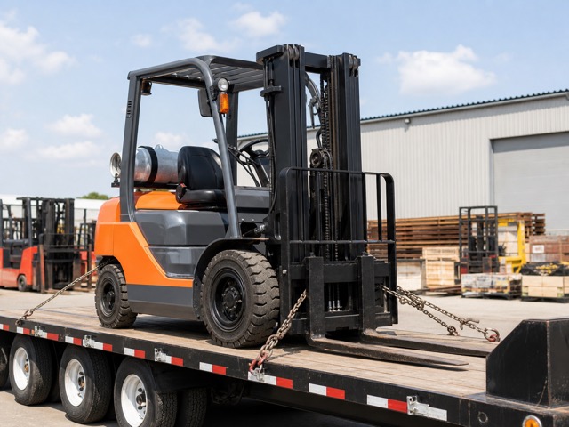 Forklift transport service