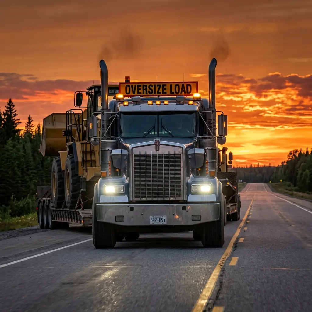Wheel loader transport