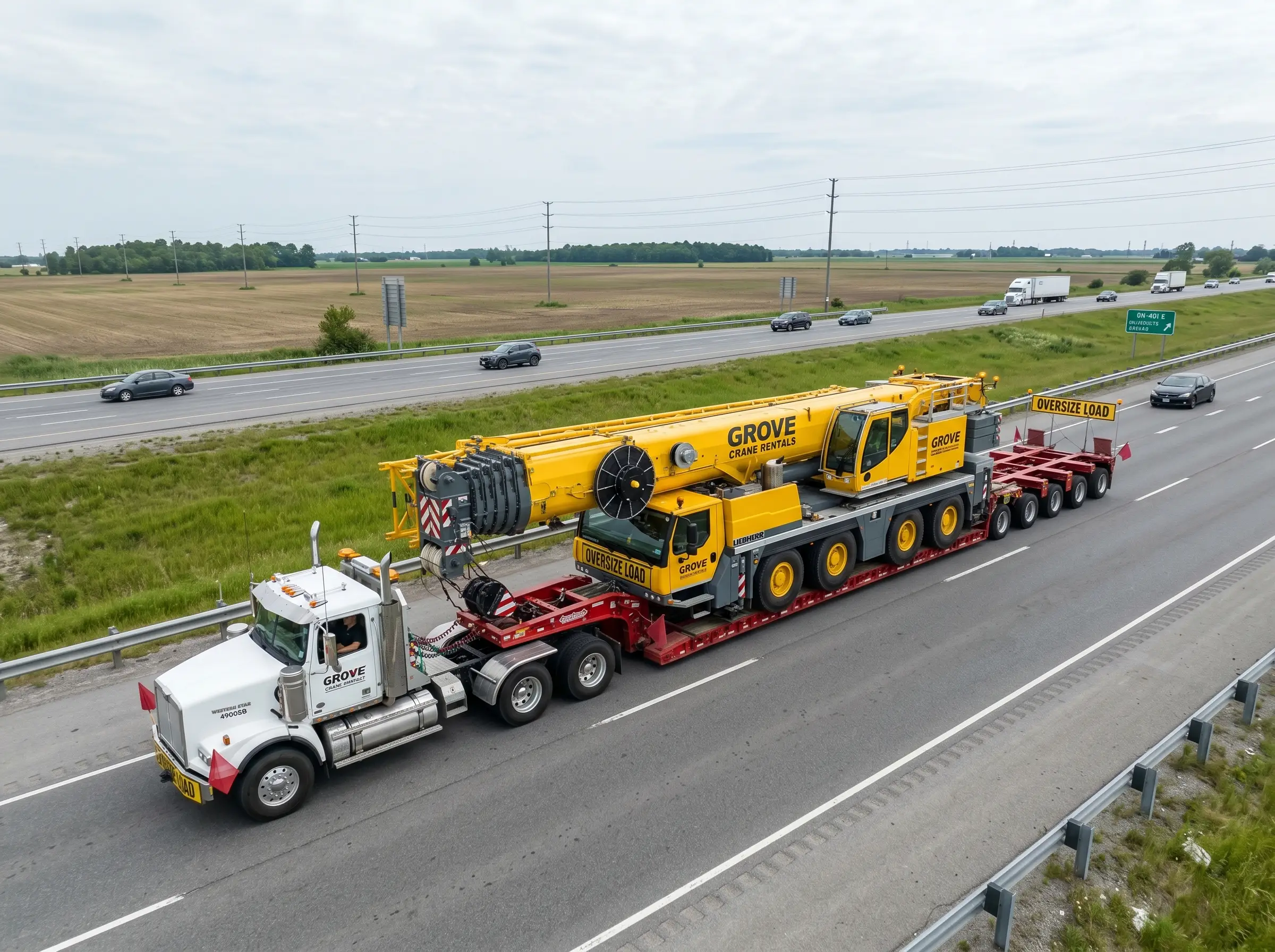 Crane transport service